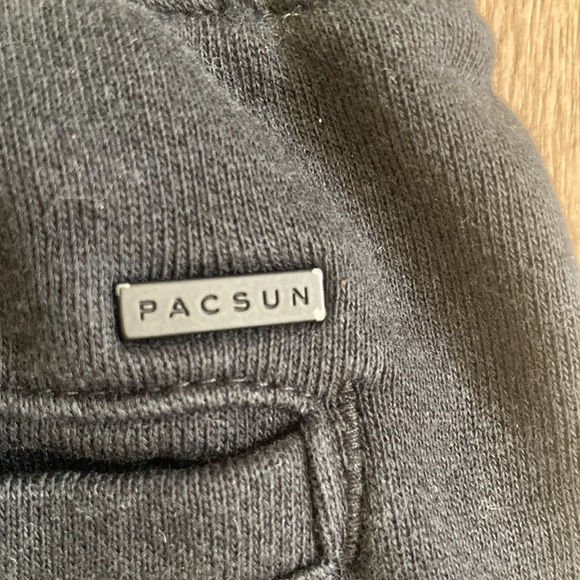 PacSun zippered joggers black size small - Picture 5 of 6